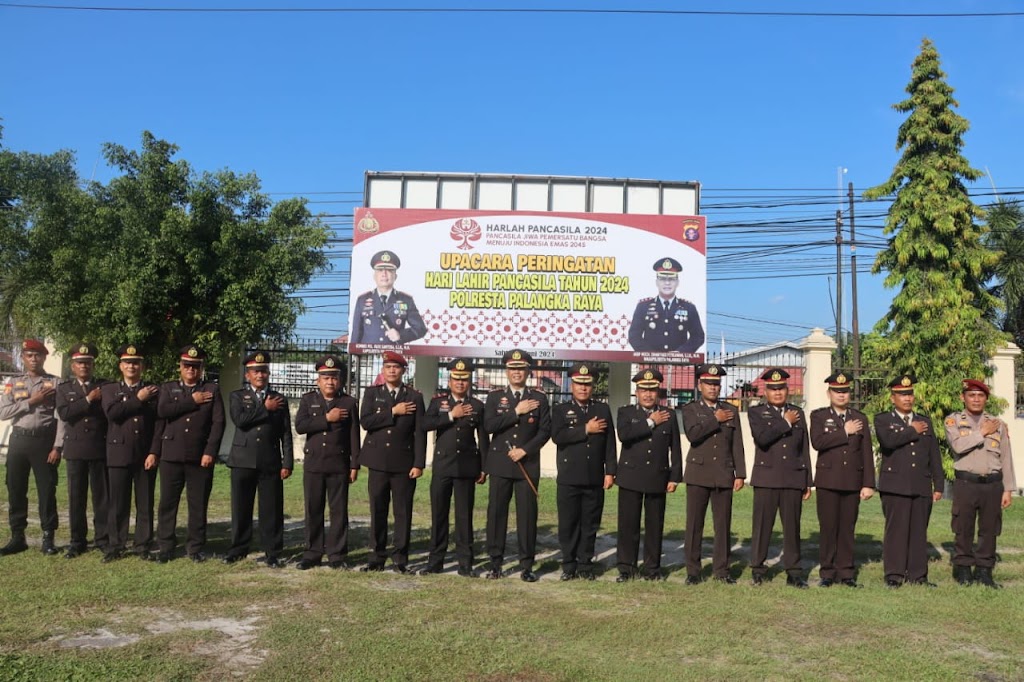 Peringati Hari Lahir Pancasila, Kapolresta Palangka Raya: Pancasila ...